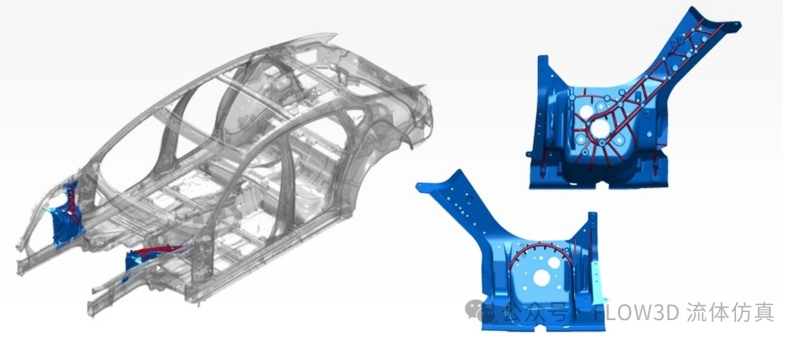 Porsche汽車應用FLOW-3D優化壓鑄件設計及工藝條件
